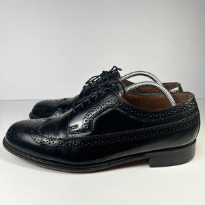 Bostonian Shoes Mens 10.5M Classics First Flex Oxfords Dress 20311 Black Leather